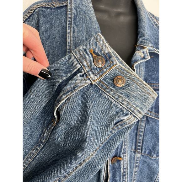 Vintage Iron Range Yellow Jackets Outdoor Expedition Denim Jacket Retro Size XXL - Picture 9 of 10